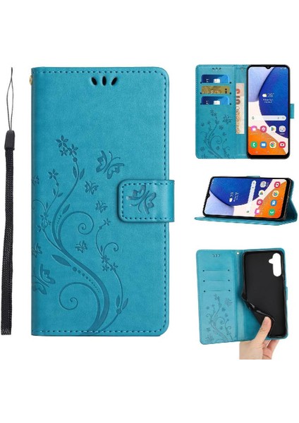 Samsung Galaxy A05S Pu Deri Kart Tutucu Bilek Kayışı Için Filp Durumda (Yurt Dışından)