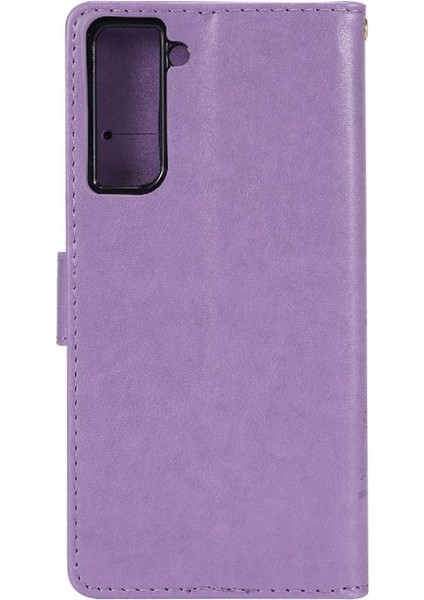 Samsung Galaxy S21 Için Kickstand Durumda Kart Tutucu Manyetik Kapatma Pu (Yurt Dışından) indirimleri