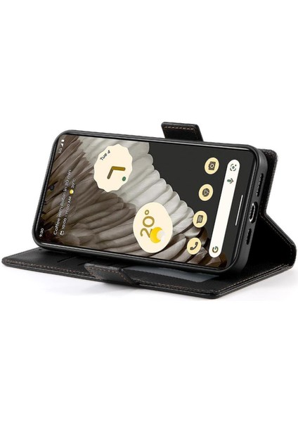 Google Pixel 7A Kart Yuvaları Flip Cüzdan Günlük Kullanım Iş Için Flip Case (Yurt Dışından)