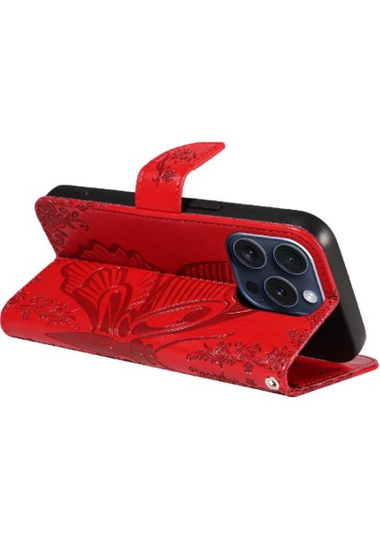Kredi Kartı Yuvası ile IPhone 15 Pro Için Flip Case Ayrılabilir El Kayışı (Yurt Dışından) indirimleri