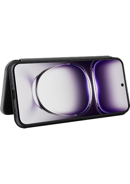 Oppo Oppo 12 5g Manyetik Karbon Fiber Tam Koruma Flip Case Için Flip Case (Yurt Dışından) fiyatları