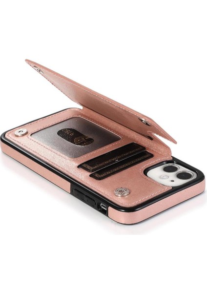 IPhone 11 Için Kart Tutucu Kılıf ile Cüzdan Çift Düğmeler Kabartmalı Mandala (Yurt Dışından) fırsatları