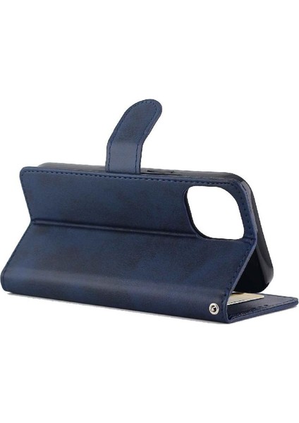 IPhone 14 Için Filp Durumda Pu Deri Manyetik Kapatma Kickstand Kart Tutucu (Yurt Dışından) modelleri