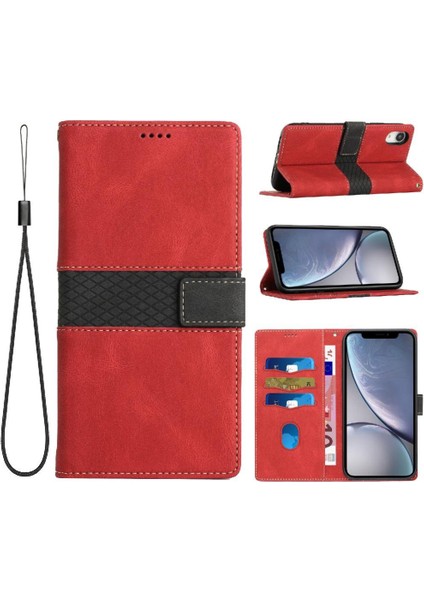 IPhone Xr Çizilmeye Dayanıklı Kickstand Manyetik Kapatma Için Cüzdan Kılıf (Yurt Dışından)
