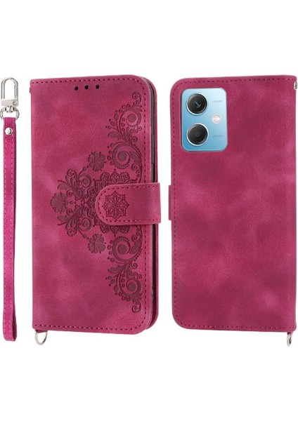 Xiaomi Redmi Not 12 Için Flip Case 4g Bileklik Çoklu Kredi Kartı Yuvaları (Yurt Dışından)
