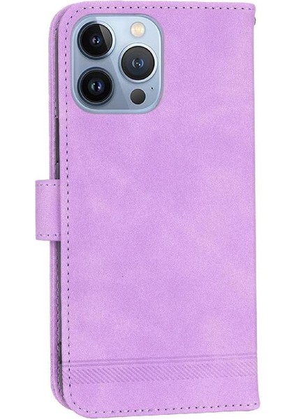 IPhone 13 Için Flip Case Pro Max Kart Yuvaları Manyetik Kapatma Premium Nakit (Yurt Dışından)