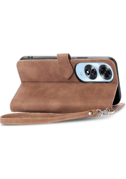 Oppo A60 4g Flip Fermuar Tarzı Iş Cüzdan Çoklu Kart Için Flip Case (Yurt Dışından)