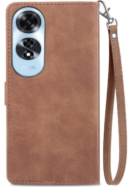 Oppo A60 4g Flip Fermuar Tarzı Iş Cüzdan Çoklu Kart Için Flip Case (Yurt Dışından)