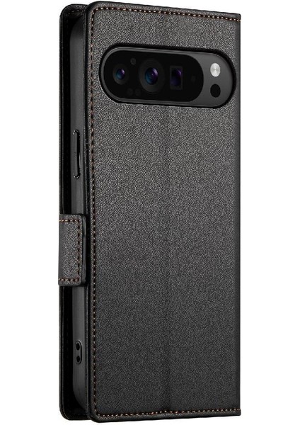 Google Pixel 9 Pro Kart Yuvaları Için Flip Case Günlük Kullanım Flip Iş Cüzdan (Yurt Dışından)