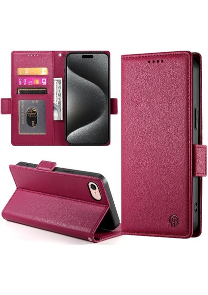 IPhone 7/8 Iş Günlük Kullanım Cüzdan Flip Kart Yuvaları Için Flip Case (Yurt Dışından)
