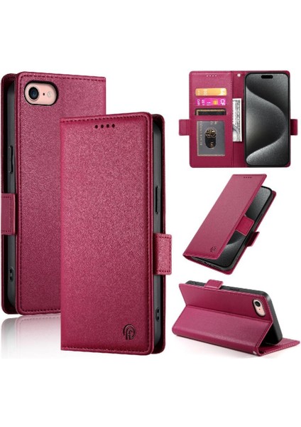 IPhone 7/8 Iş Günlük Kullanım Cüzdan Flip Kart Yuvaları Için Flip Case (Yurt Dışından)