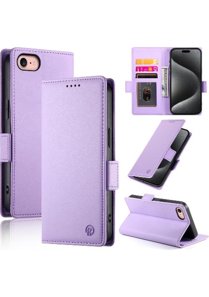 IPhone 7/8 Iş Günlük Kullanım Cüzdan Flip Kart Yuvaları Için Flip Case (Yurt Dışından)