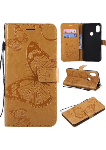 Xiaomi Redmi Not 6 Pro Darbeye Kapak Için Flip Case Kickstand ile (Yurt Dışından)