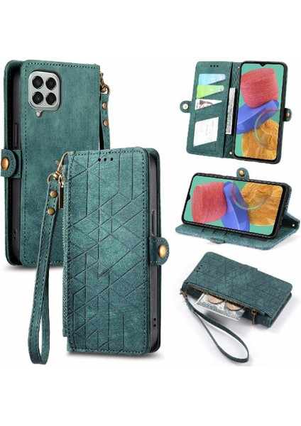 Samsung Galaxy M33 5g Deri Kılıf Için Flip Case Basit Iş Çevirme (Yurt Dışından)