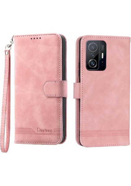 Xiaomi 11T/11T Pro Bileklik Premium Manyetik Kapatma Nakit Için Flip Case (Yurt Dışından)