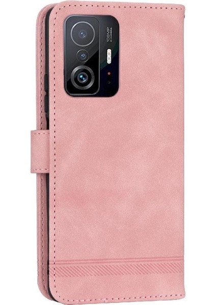 Xiaomi 11T/11T Pro Bileklik Premium Manyetik Kapatma Nakit Için Flip Case (Yurt Dışından)