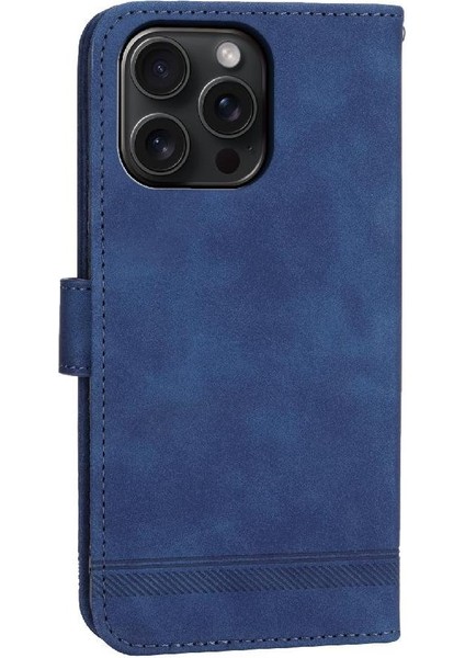IPhone 15 Için Flip Case Pro Max Bileklik Nakit Cep Kart Yuvaları Manyetik (Yurt Dışından)