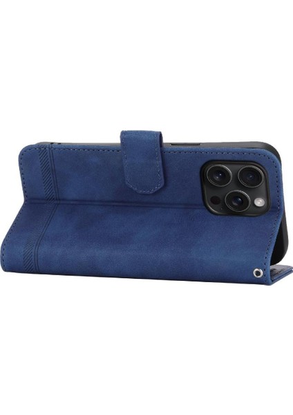 IPhone 15 Için Flip Case Pro Max Bileklik Nakit Cep Kart Yuvaları Manyetik (Yurt Dışından)