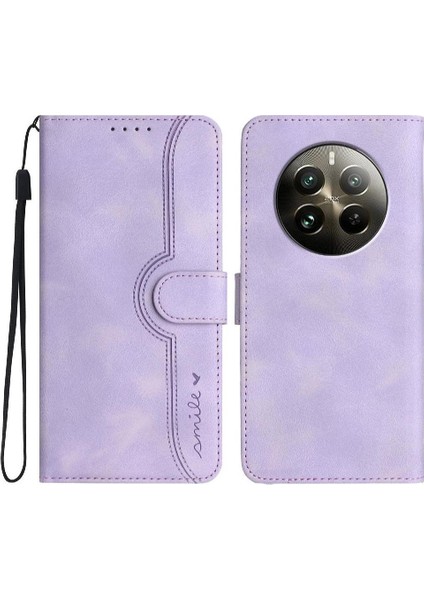 Realme 12 Artı Kılıf Cüzdan Premium Pu Dahili Mıknatıs Kapak ile Uyumlu (Yurt Dışından)