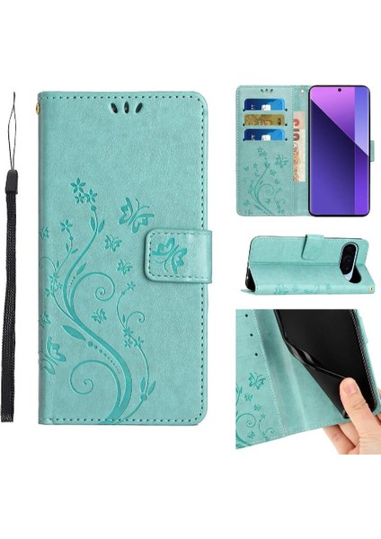 Google Pixel 9 Pu Deri Manyetik Kapatma Kickstand Kartı Için Filp Durumda (Yurt Dışından)