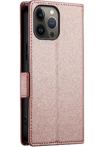 IPhone 13 Için Flip Case Pro Max Kartvizit Yuvaları Cüzdan Günlük Kullanım Flip (Yurt Dışından)