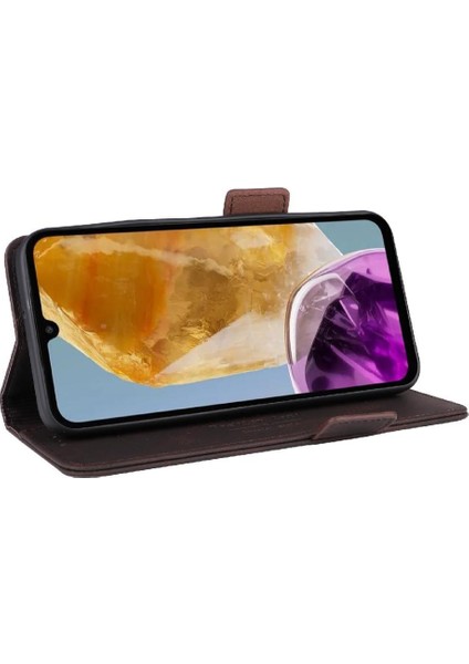 Toka Kapak Kickstand Manyetik ile Samsung Galaxy Flip Için Flip Case (Yurt Dışından)