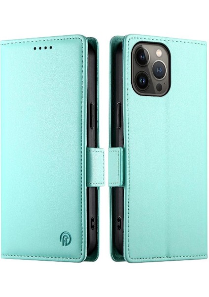 IPhone 13 Için Flip Case Pro Max Kartvizit Yuvaları Cüzdan Günlük Kullanım Flip (Yurt Dışından)