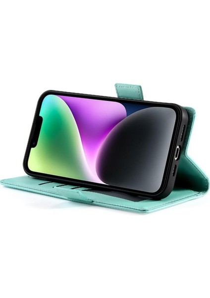 IPhone 14 Cüzdan Günlük Kullanım Için Flip Case Kartvizit Yuvaları (Yurt Dışından) indirimleri
