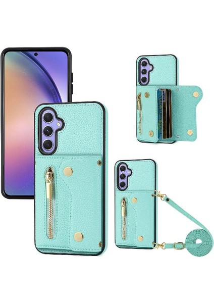 Samsung Galaxy A54 5g Kart Yuvaları Için Kılıf Uzun Kayış Hafif Büyük (Yurt Dışından)