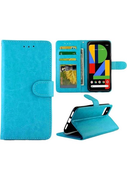 Google Piksel 4 Xl Pu Deri Manyetik Kapatma Kart Tutucu Için Flip Case (Yurt Dışından)