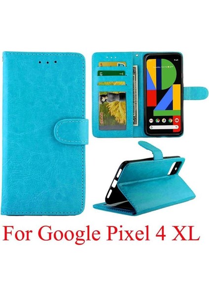 Google Piksel 4 Xl Pu Deri Manyetik Kapatma Kart Tutucu Için Flip Case (Yurt Dışından)
