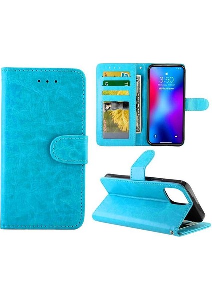 IPhone 12 Için Flip Case Pro Max Darbeye Pu Deri Manyetik Kapatma (Yurt Dışından)