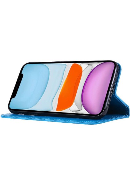 IPhone 11 Için Filp Durumda Kart Tutucu Manyetik Kapatma Pu Deri Kickstand (Yurt Dışından) fiyatları