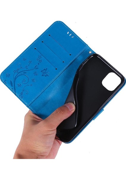 IPhone 11 Için Filp Durumda Kart Tutucu Manyetik Kapatma Pu Deri Kickstand (Yurt Dışından) indirimleri