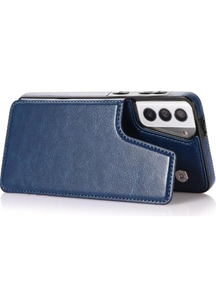 Samsung Galaxy S21 Çift Manyetik Toka Kickstand ile Cüzdan Kılıf (Yurt Dışından) fiyatları