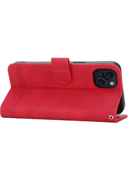 IPhone 15 Için Flip Case Artı Manyetik Kapatma Nakit Cep Premium Kart (Yurt Dışından) fırsatları