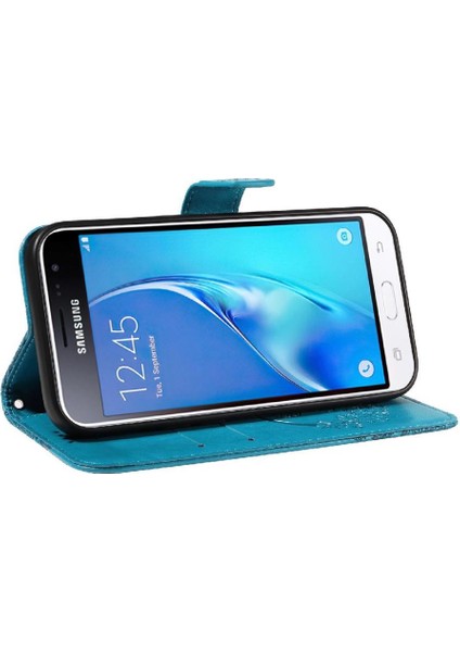 Bdt Shop Kredi Kartı Yuvası Ayrılabilir El ile Samsung Galaxy J3 2016 Için Flip Case (Yurt Dışından)