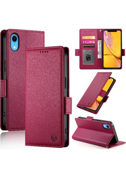 IPhone Xr Cüzdan Flip Günlük Kullanım Kartvizit Yuvaları Için Flip Case (Yurt Dışından)