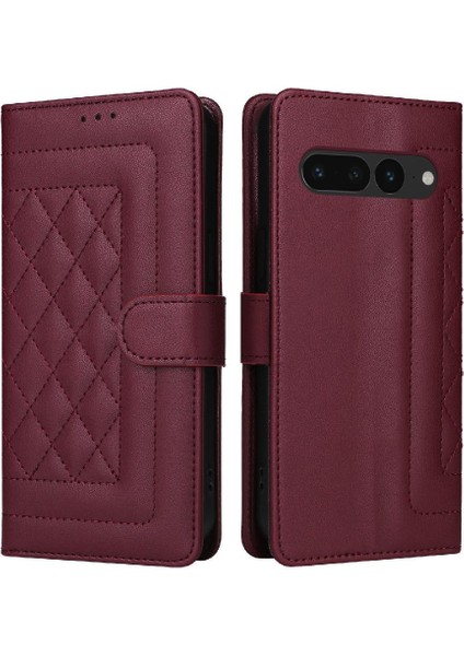 Google Piksel 7 Pro Deri Kılıf Için Flip Case Basit Iş Flip Kapak (Yurt Dışından)