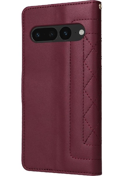Google Piksel 7 Pro Deri Kılıf Için Flip Case Basit Iş Flip Kapak (Yurt Dışından)