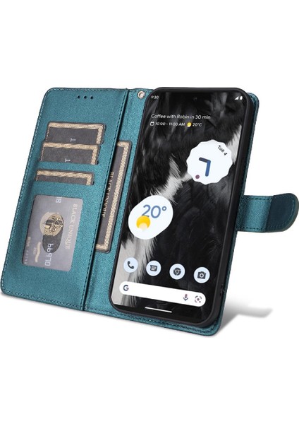 Google Piksel 7 Pro Deri Kılıf Için Flip Case Basit Iş Flip Kapak (Yurt Dışından)