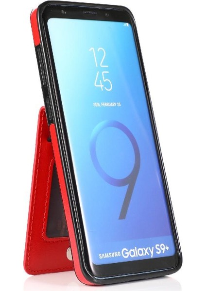 Samsung Galaxy S9 Artı Premium Deri Manyetik Toka ile Uyumlu (Yurt Dışından) fiyatları