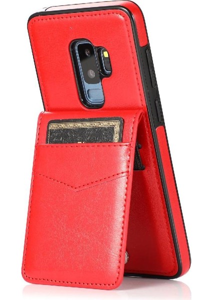 Samsung Galaxy S9 Artı Premium Deri Manyetik Toka ile Uyumlu (Yurt Dışından) modelleri
