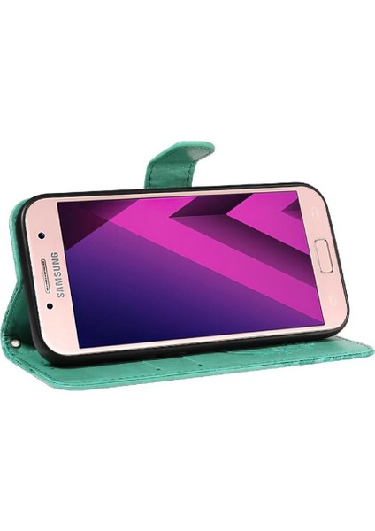 Kredi Kartı Yuvası Ayrılabilir El ile Samsung Galaxy A3 2017 Için Flip Case (Yurt Dışından)