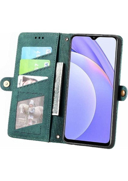 Xiaomi Redmi Not 9 Için Flip Case 4g Cüzdan Darbeye Deri Kılıf Kapak (Yurt Dışından)