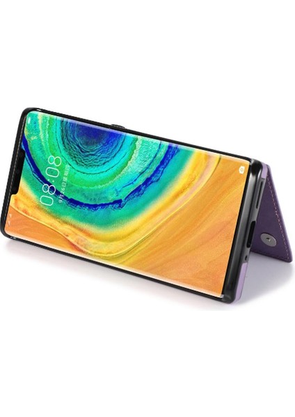 Cüzdan Huawei Mate 30 Için Kart Tutucu Kılıf ile Pro Flip Darbeye Çift (Yurt Dışından)