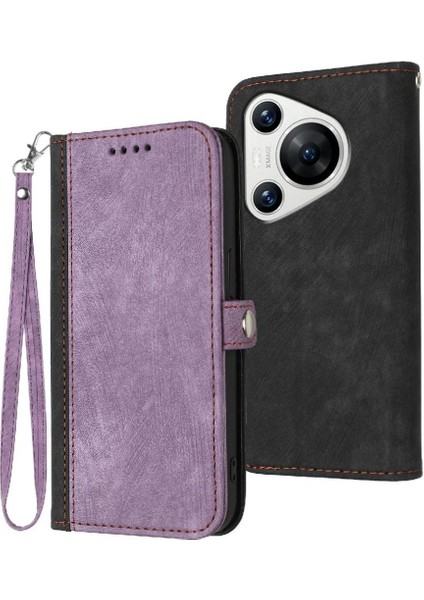 Huawei Pura 70 Için Kickstand Koruyucu Cüzdan Flip Folio Kitap Pu (Yurt Dışından)