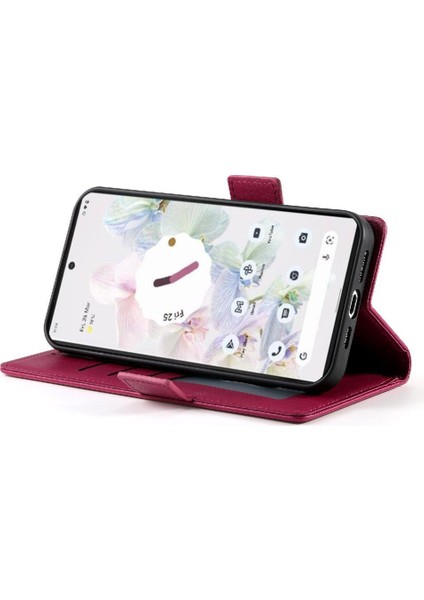 Google Piksel 7 Pro Cüzdan Kart Yuvaları Için Flip Case Iş Günlük Kullanım Flip (Yurt Dışından)