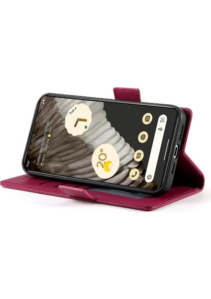 Google Pixel 7A Kart Yuvaları Flip Cüzdan Günlük Kullanım Iş Için Flip Case (Yurt Dışından)