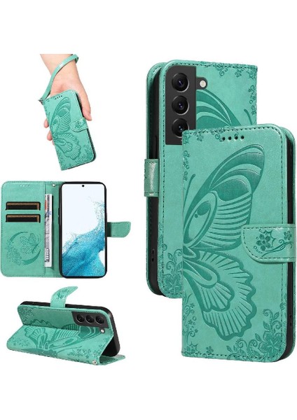 Kredi Kartı ile Samsung Galaxy S21 Yüksek Kaliteli Deri Için Flip Case (Yurt Dışından)